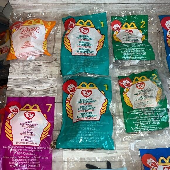 McDONALD’S Beanie Baby Toy Bundle Lot Easter Basket Gift Collectibles Unopened - Picture 3 of 17